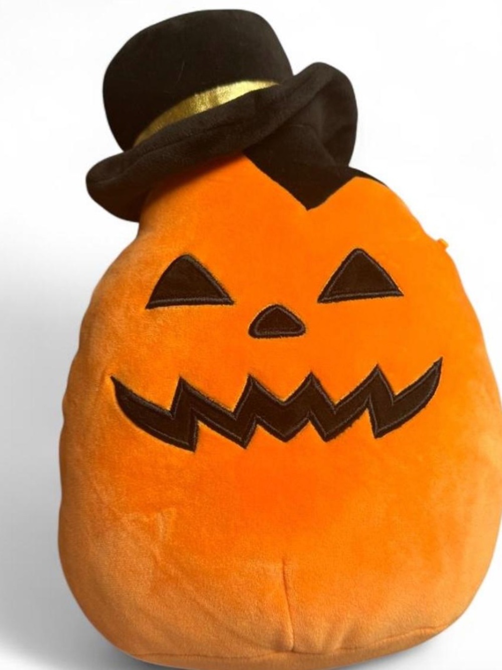 Medium size pumpkin jack-o'-lantern Squishmallow NWOT